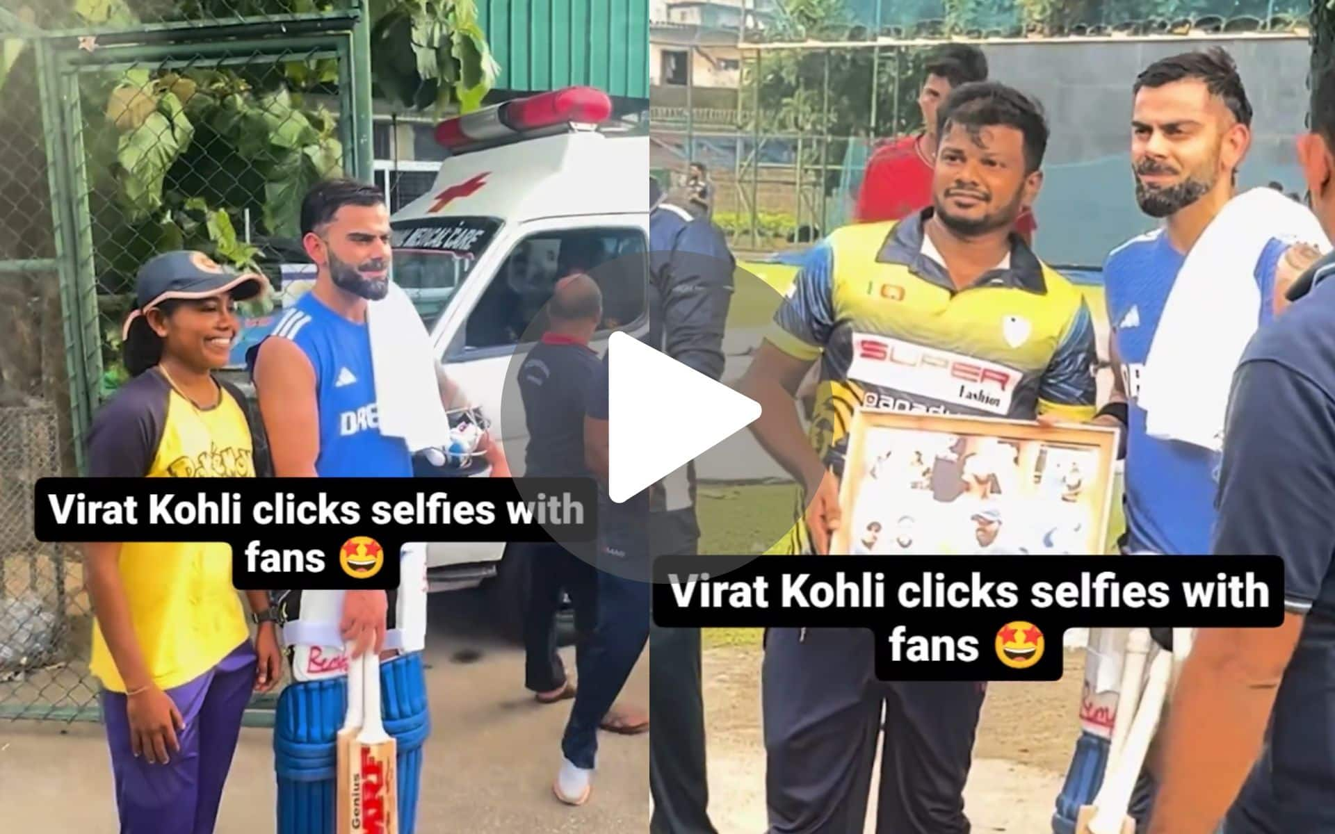 [Watch] Virat Kohli Greets Fans After Fiery Net Session Ahead of IND Vs SL ODI Series